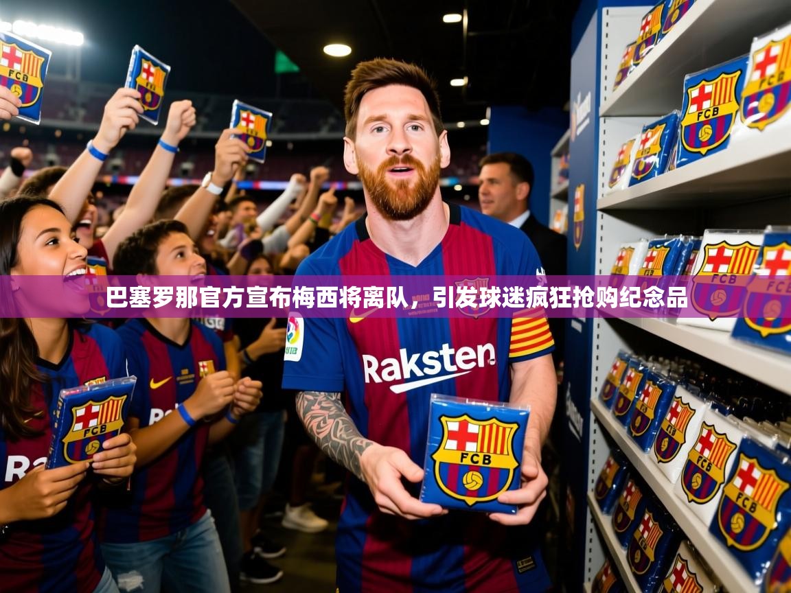 2025爱游戏体育在线客服巴塞罗那官方宣布梅西将离队，引发球迷疯狂抢购纪念品
