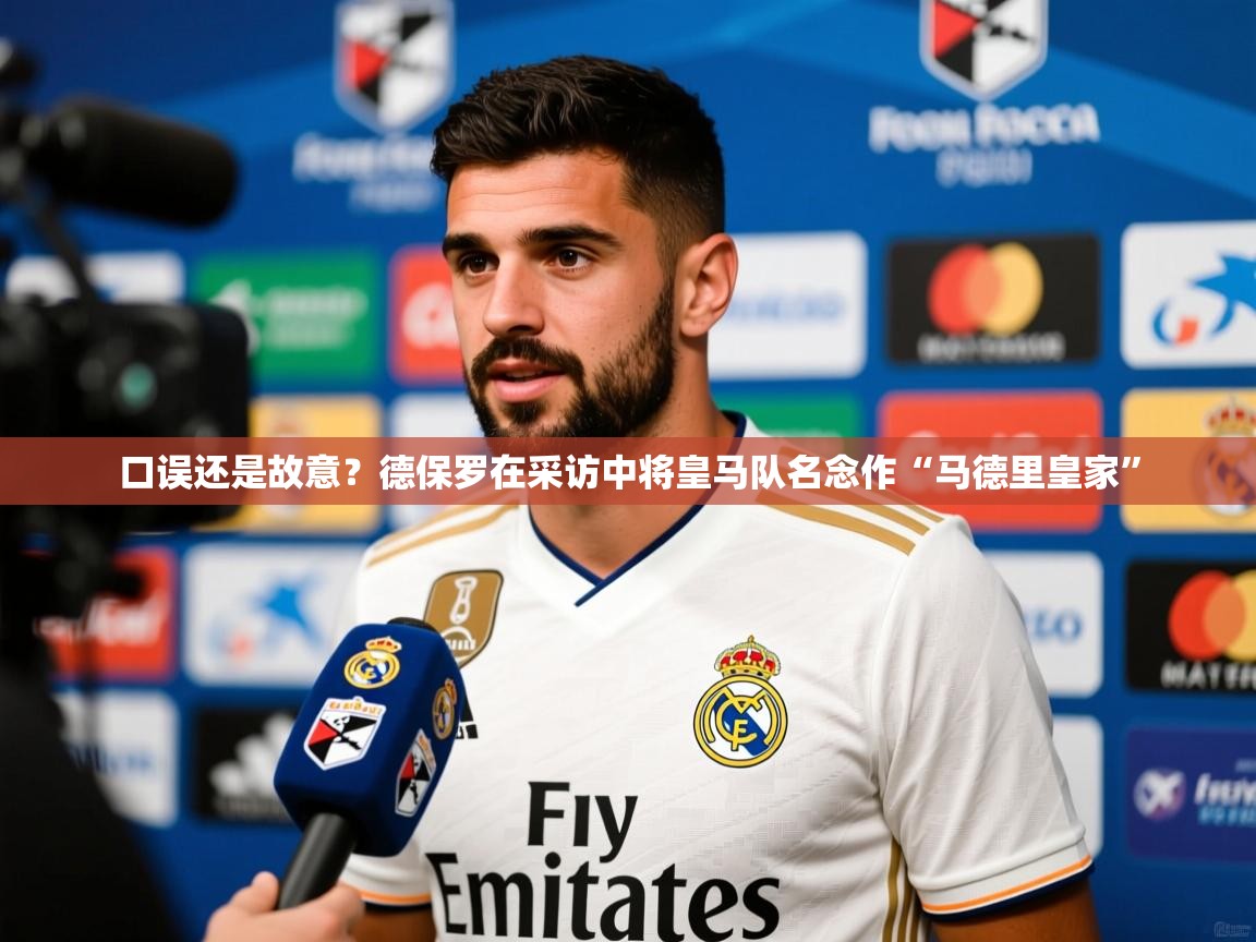 2025爱游戏体育网页版登录口误还是故意？德保罗在采访中将皇马队名念作“马德里皇家”